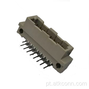 16 pinos de ângulo reto masculino/plug DIN41612 Conectores